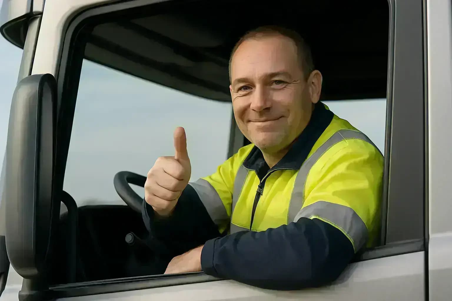 Professional HGV driver near Bristol